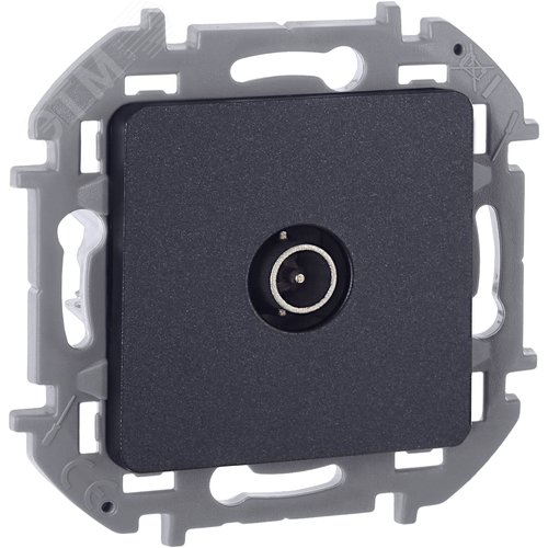 Изображение товара Розетка TV оконечная антрацит INSPIRIA (шт)