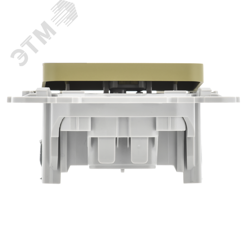 FLITE Выключатель 1-клавишный 10А ВС11-1-0-ФлО оливковый IEK - фото 6