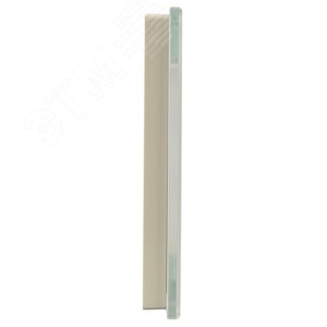 BRITE Рамка 3 поста РУ-3-2-БрВа стекло ванильный - фото 4