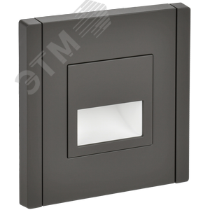 Изображение товара FORTE&PIANO Подсветка LED встраиваемая FP357 серый IEK (шт)