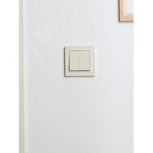 BRITE Рамка 1 пост РУ-1-БрКр бежевый - фото 6