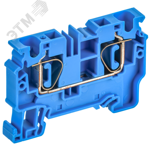 ARMAFIX Клемма пружинная CX6 BU 6мм2 проходная синяя IEK - фото 1