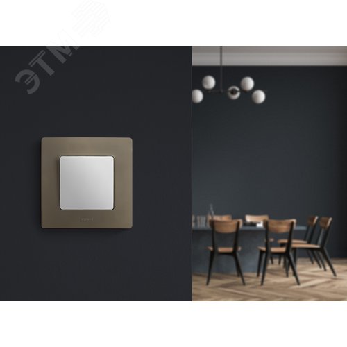 Выключатель 1-клавишный 10А безвинтовое крепление белый ETIKA - фото 8