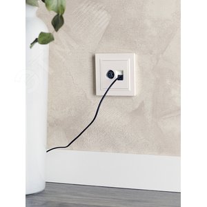 BRITE Розетка двойная TV+RJ45 кат.5E РТВ/РК12-БрЖ жемчуг - фото 8