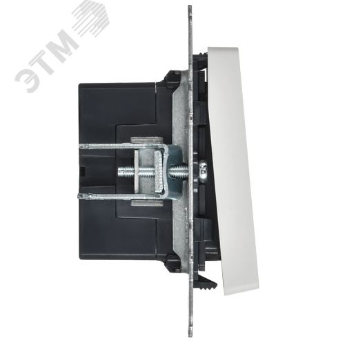 BRITE Кнопка звонка с индикацией для отелей 10А ВС10-1-9-БрАБ арктический белый IEK - фото 5