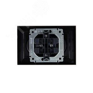 BRITE Розетка 2-местная без заземления без защитных шторок 10А в сборе РС12-2-БрТБ темная бронза IEK - фото 4