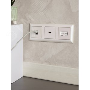 BRITE Рамка 3 поста РУ-3-Бр бежевый/жемчуг IEK - фото 5