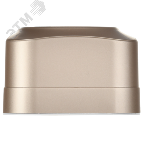 GLORY Розетка 4-местная для открытой установки с заземлением без защитных шторок 16А РС24-3-ХШм шампань матовый IEK - фото 4