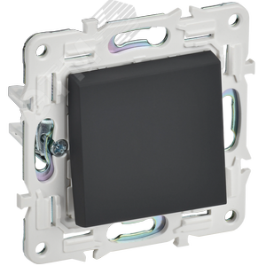 Изображение товара SKANDY Выключатель 1-клавишный проходной 10А SK-V02G графит IEK (шт)