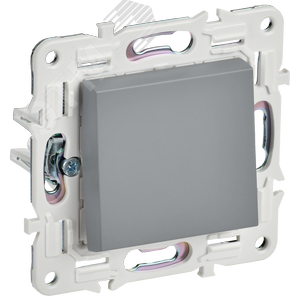 Изображение товара SKANDY Выключатель 1-клавишный кнопочный 10А SK-V14Gr серый IEK (шт)