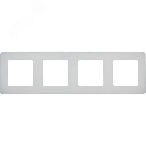 Рамка 4-местная белый INSPIRIA - фото 2