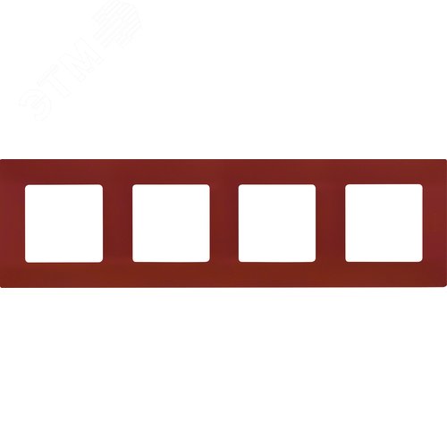 Изображение товара Рамка 4-местная какао ETIKA (шт)