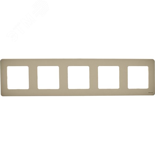 Рамка 5-местная шампань INSPIRIA - фото 2