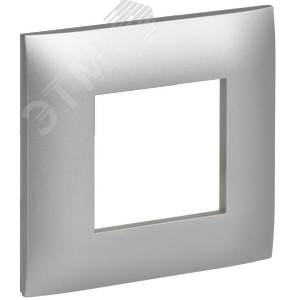 SKANDY Рамка 1-местная SK-F01S серебряный IEK - фото 1