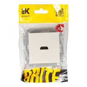 BRITE Розетка HDMI РHDMI-0-БрБ белый - фото 6