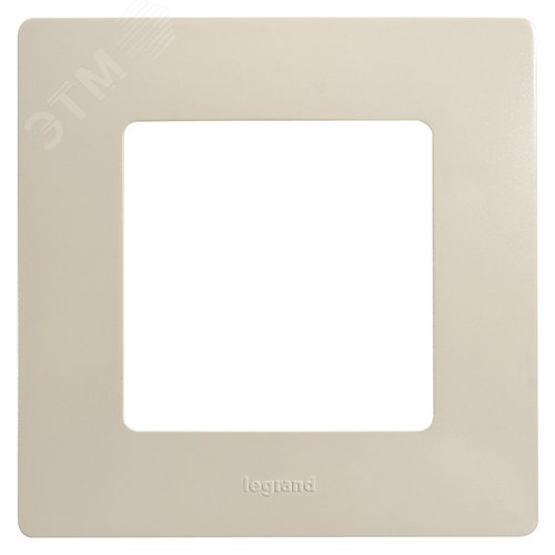 Рамка 1-местная слоновая кость ETIKA - фото 3