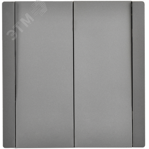 FORTE&PIANO Выключатель 2-клавишный перекрестный 10А FP509 сталь IEK - фото 6