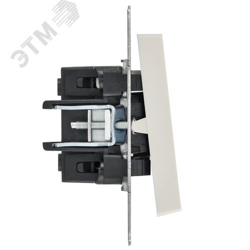 BRITE Выключатель одноклавишный с индикацией 10А ВС10-1-1-БрЖ жемчуг - фото 3