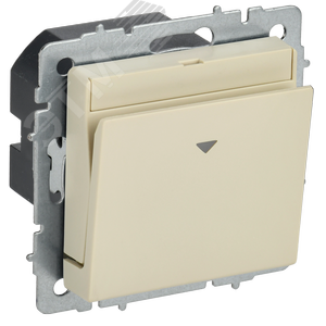 Изображение товара BRITE Выключатель карточный 30А ВС10-1-8-БрКр бежевый IEK (шт)