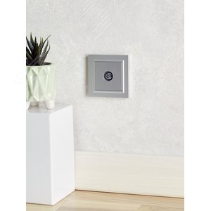 BRITE Розетка TV проходная РТВ10-0-БрА алюминий - фото 8