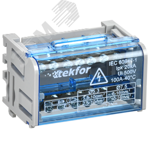 Изображение товара TEKFOR Шины на DIN-рейку (кросс-модуль) ШНК 2х7 L+PEN IEK (шт)