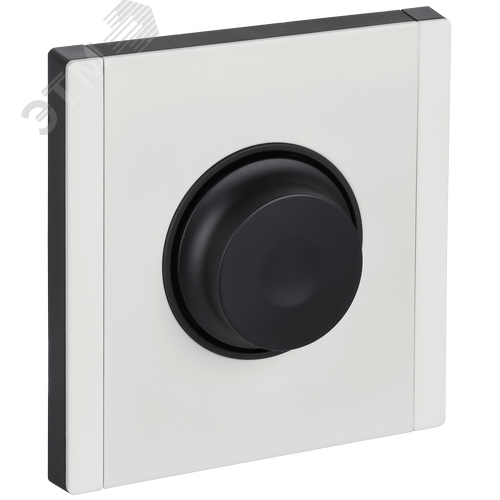 Изображение товара FORTE&PIANO Светорегулятор поворотно-нажимной 600Вт FP254M металл белый IEK (шт)