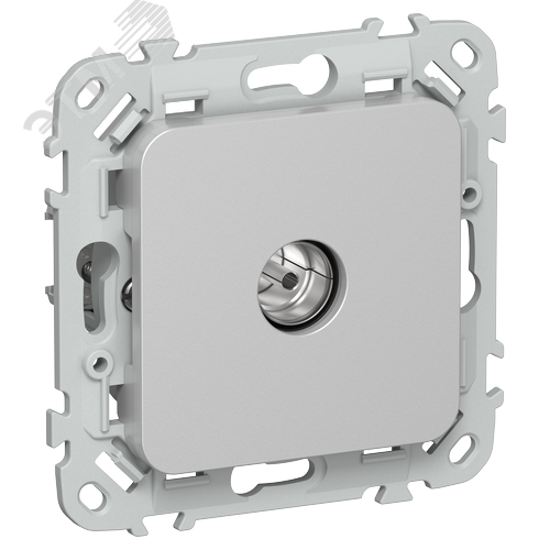 Изображение товара FLITE Розетка TV экранированная оконечная тип M РТВм-1-1-1-ФлА алюминий IEK (шт)