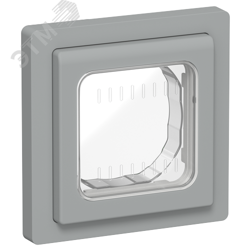 Изображение товара FLITE Рамка 1-местная IP55 Рпро-1-55-ФлС серый IEK (шт)