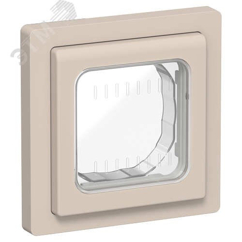 Изображение товара FLITE Рамка 1-местная IP55 Рпро-1-55-ФлЛ льняной IEK (шт)