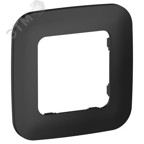 Изображение товара FLITE ARTISTIC Рамка 1-местная РУ-1-А-ФлЧ черный IEK (шт)