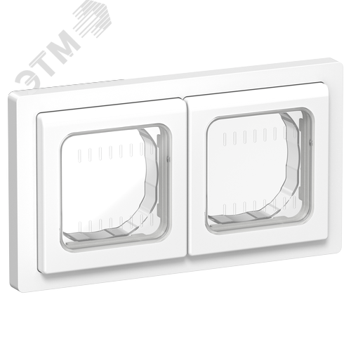 FLITE Рамка 2-местная IP55 Рпро-2-55-ФлБ белый IEK - фото 1