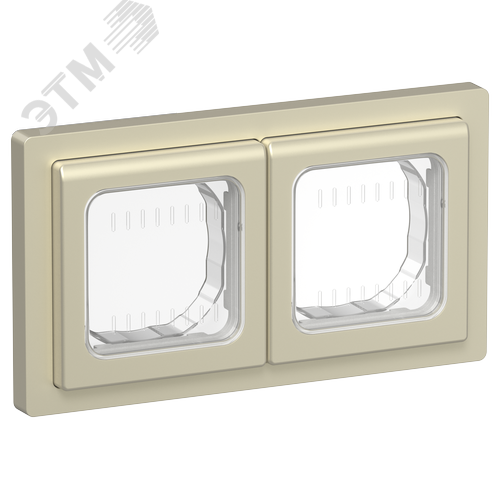 Изображение товара FLITE Рамка 2-местная IP55 Рпро-2-55-ФлШ шампань IEK (шт)