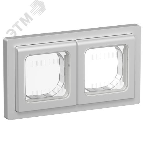 Изображение товара FLITE Рамка 2-местная IP55 Рпро-2-55-ФлА алюминий IEK (шт)