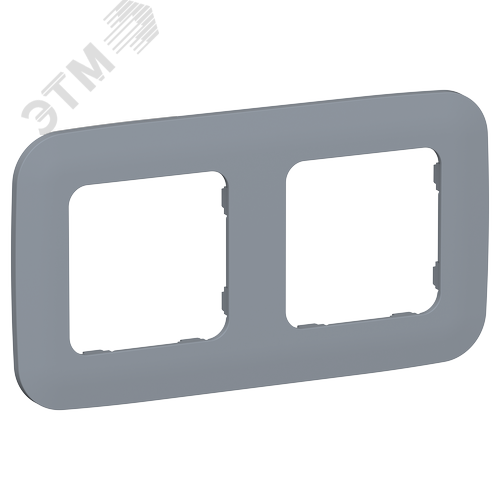 FLITE ARTISTIC Рамка 2-местная РУ-2-А-ФлМ маренго IEK - фото 1