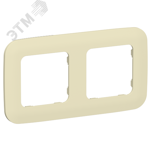 FLITE ARTISTIC Рамка 2-местная РУ-2-А-ФлН навахо IEK - фото 1