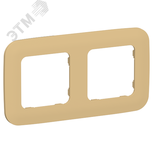 Изображение товара FLITE ARTISTIC Рамка 2-местная РУ-2-А-ФлШм шамуа IEK (шт)