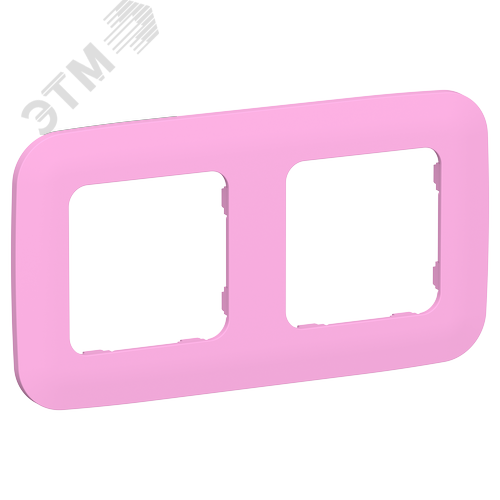 FLITE ARTISTIC Рамка 2-местная РУ-2-А-ФлПр пурпурный IEK - фото 1