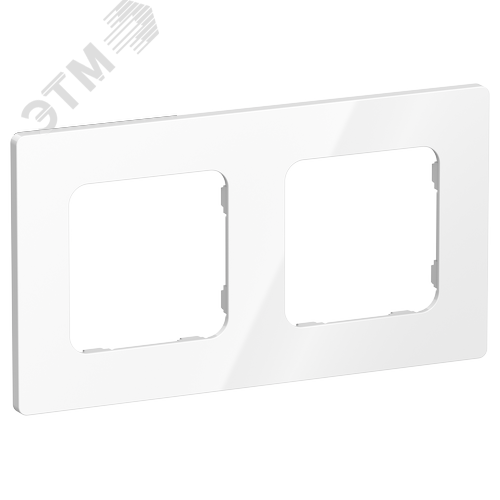 Изображение товара FLITE CLASSIC Рамка 2-местная РУ-2-К-ФлБ белый IEK (шт)