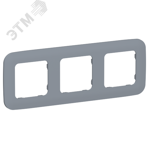 Изображение товара FLITE ARTISTIC Рамка 3-местная РУ-3-А-ФлМ маренго IEK (шт)