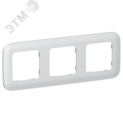 Изображение товара FLITE ARTISTIC Рамка 3-местная РУ-3-А-ФлЖ жемчуг IEK (шт)