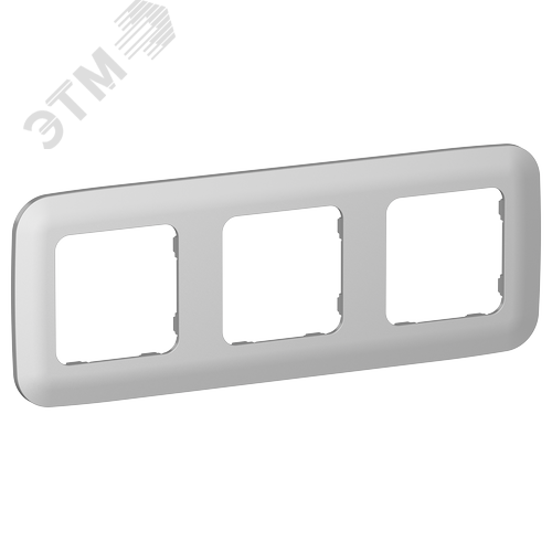 Изображение товара FLITE ARTISTIC Рамка 3-местная РУ-3-А-ФлА алюминий IEK (шт)