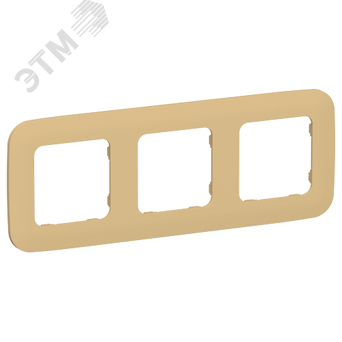 Изображение товара FLITE ARTISTIC Рамка 3-местная РУ-3-А-ФлШм шамуа IEK (шт)