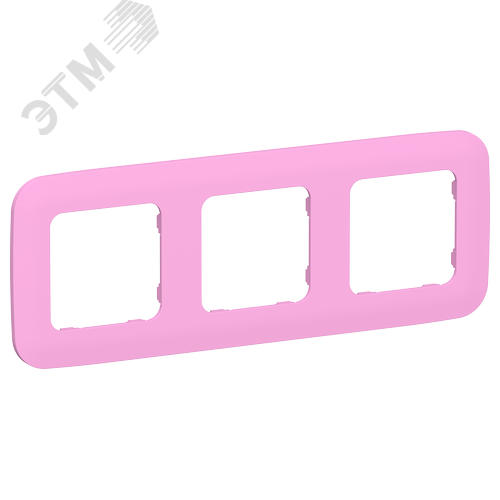 Изображение товара FLITE ARTISTIC Рамка 3-местная РУ-3-А-ФлПр пурпурный IEK (шт)