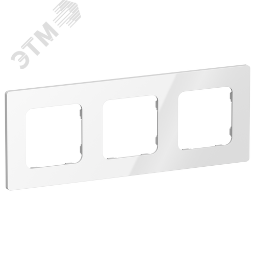 Изображение товара FLITE CLASSIC Рамка 3-местная РУ-3-К-ФлБ белый IEK (шт)