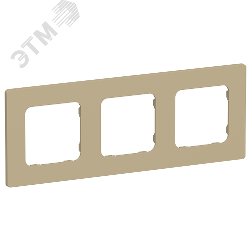 Изображение товара FLITE CLASSIC Рамка 3-местная РУ-3-К-ФлХ хаки IEK (шт)
