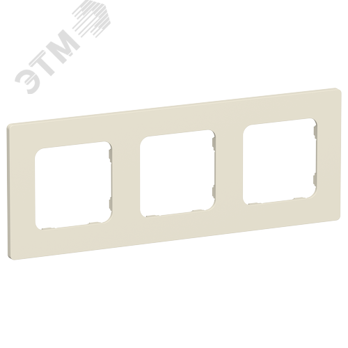 Изображение товара FLITE CLASSIC Рамка 3-местная РУ-3-К-ФлСл сливочный IEK (шт)