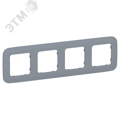 Изображение товара FLITE ARTISTIC Рамка 4-местная РУ-4-А-ФлМ маренго IEK (шт)