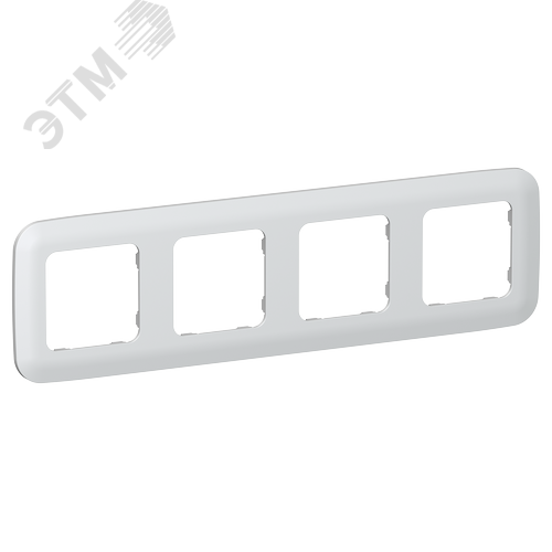 Изображение товара FLITE ARTISTIC Рамка 4-местная РУ-4-А-ФлЖ жемчуг IEK (шт)