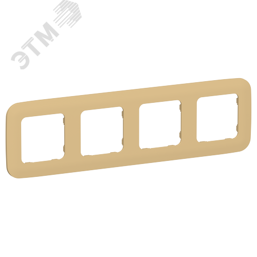 Изображение товара FLITE ARTISTIC Рамка 4-местная РУ-4-А-ФлШм шамуа IEK (шт)