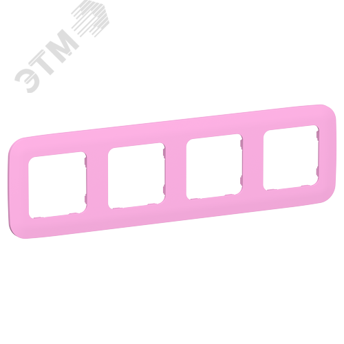 Изображение товара FLITE ARTISTIC Рамка 4-местная РУ-4-А-ФлПр пурпурный IEK (шт)